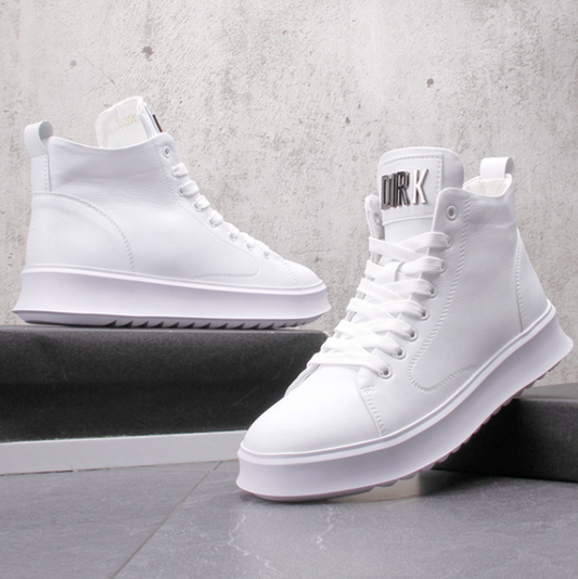 HIGH-TOP LACE-UP SNEAKERS I-0187