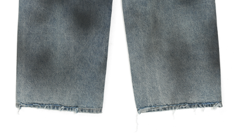 DISTRESSED LOOSE JEANS I-0014
