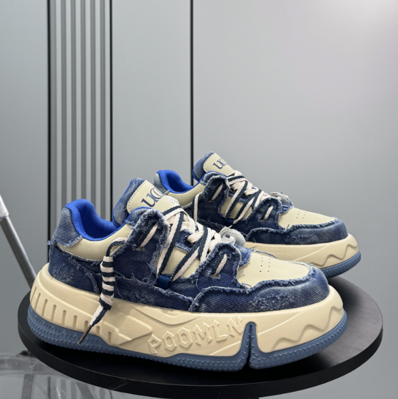 CASUAL THICK-SOLED SHOES I-0186