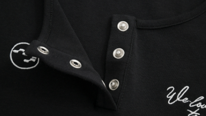 EMBROIDERED STREET STYLE T-SHIRT I-0103