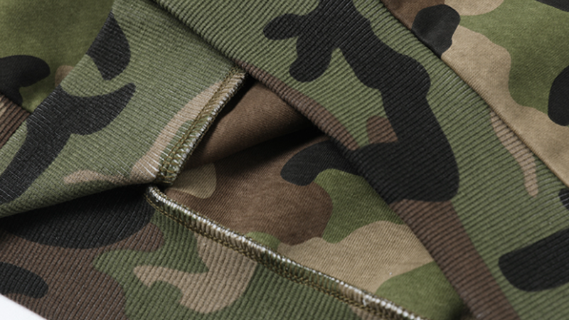 THICK CAMOUFLAGE SWEATSHIRT I-0061