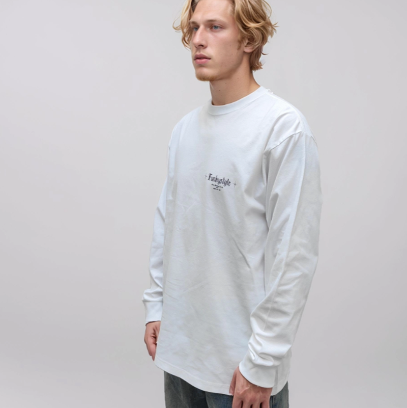 RETRO BBOY OVERSIZED LONG SLEEVE TEE I-0123