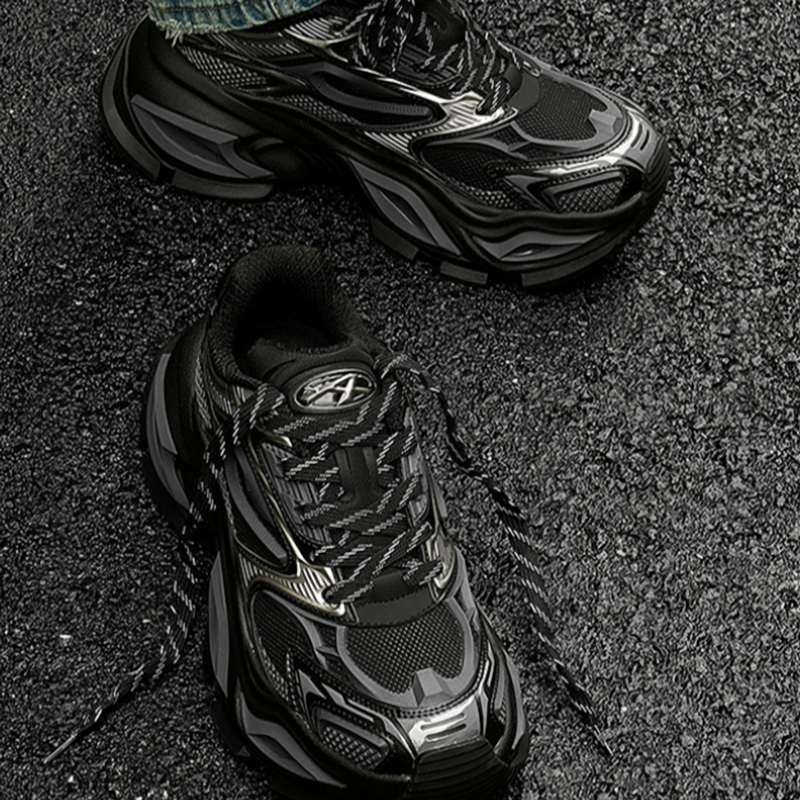 BLACK WARRIOR MESH SNEAKERS I-0038