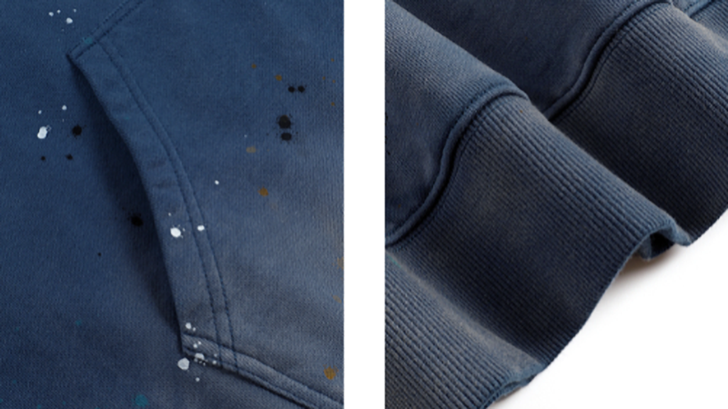 RETRO INK WASH HOODIE I-0068