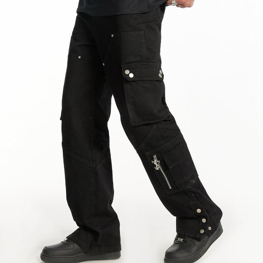 STUDDED HIP HOP JEANS I-0050