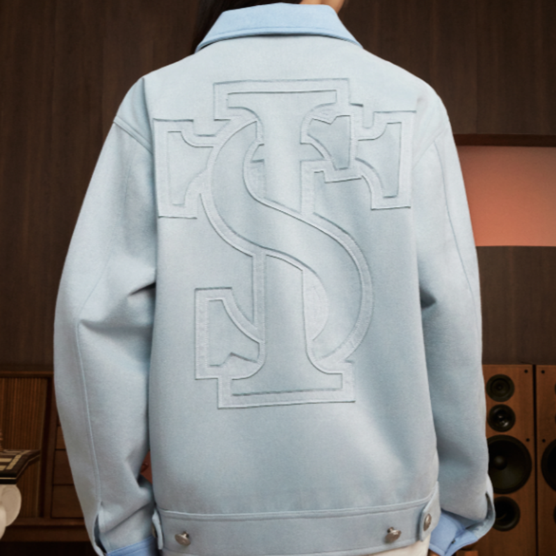 FAUX SUEDE PATCHWORK JACKET I-0051