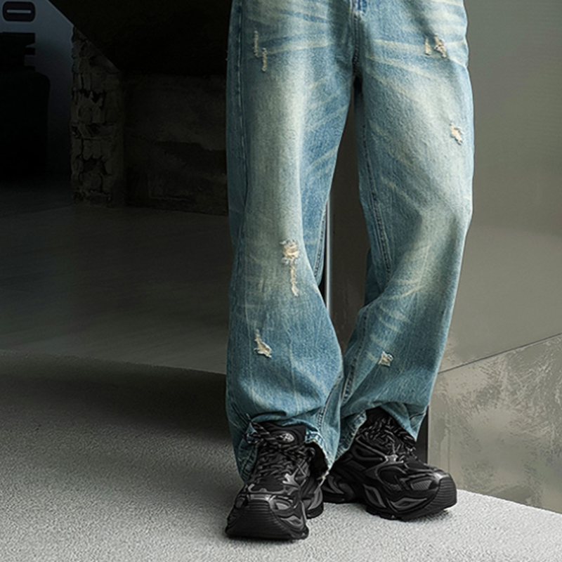 BLACK WARRIOR MESH SNEAKERS I-0038