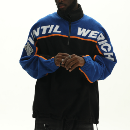 COLORBLOCKED HIP-HOP PULLOVER I-0060