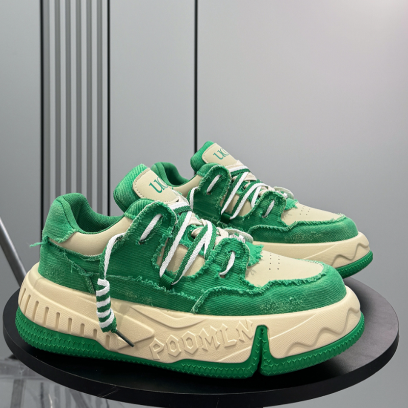 CASUAL THICK-SOLED SHOES I-0186