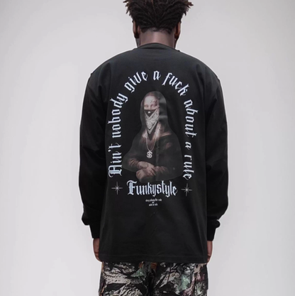 RETRO BBOY OVERSIZED LONG SLEEVE TEE I-0123