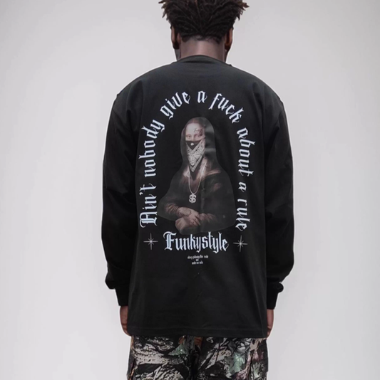 RETRO BBOY OVERSIZED LONG SLEEVE TEE I-0123