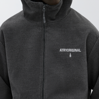 HEAVYWEIGHT TWEED HOODIE JACKET I-0077