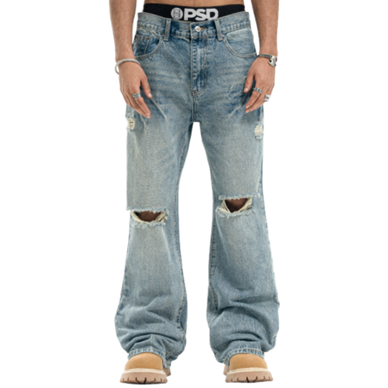 VINTAGE DISTRESSED JEANS I-0017