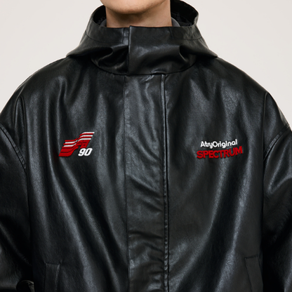 RETRO EMBROIDERED HOODED JACKET I-0076