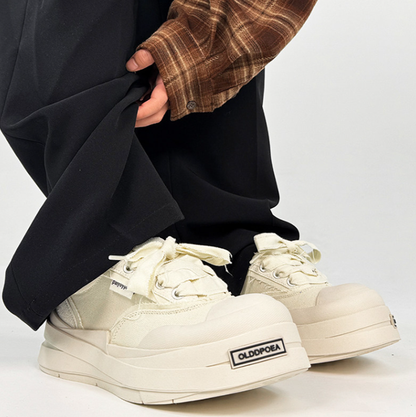 RETRO CANVAS PLATE SHOES I-0228