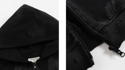 DESTRUCTION PRINT HOODIE I-0074