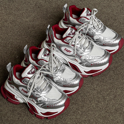 SPRING RED CASUAL SNEAKERS I-0224