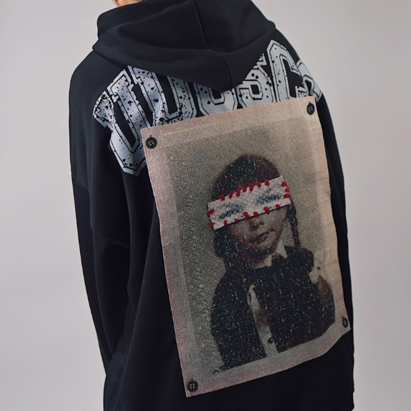 RETRO HIP-HOP HOODED SWEATSHIRT I-0149