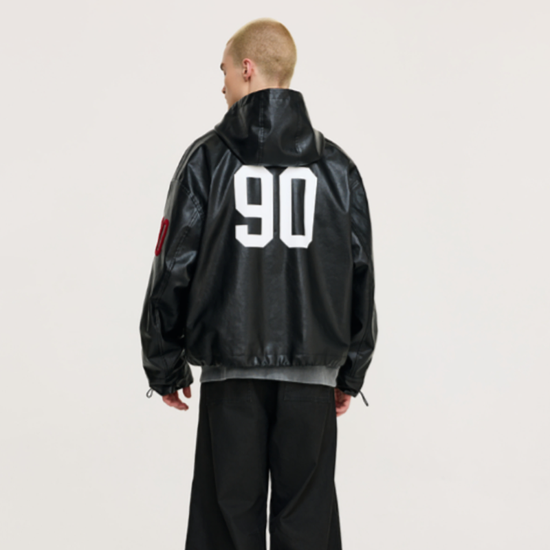 RETRO EMBROIDERED HOODED JACKET I-0076