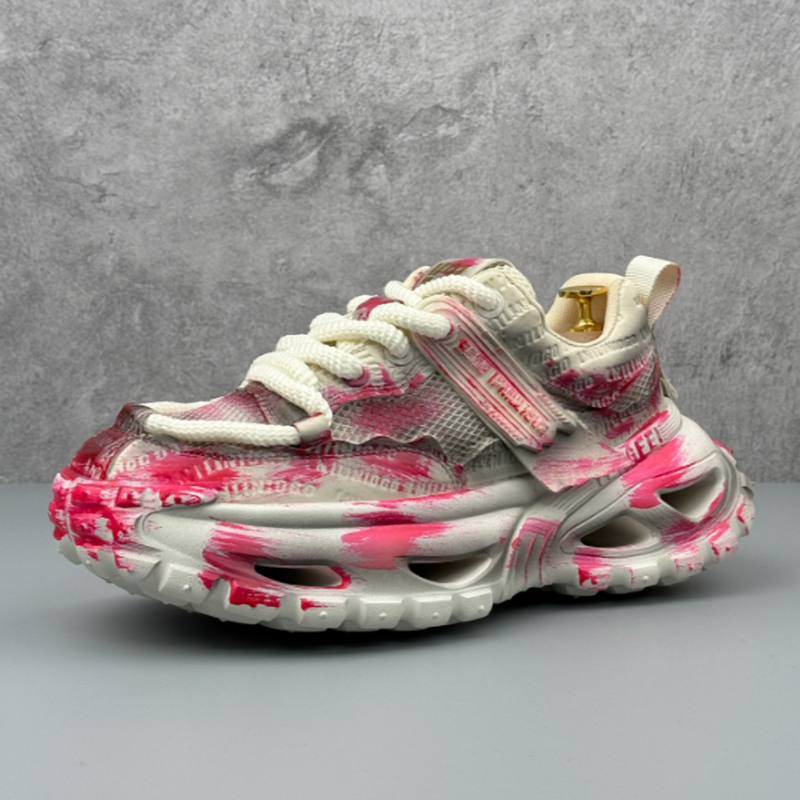 BREATHABLE MESH POP COLOR SHOES I-0223