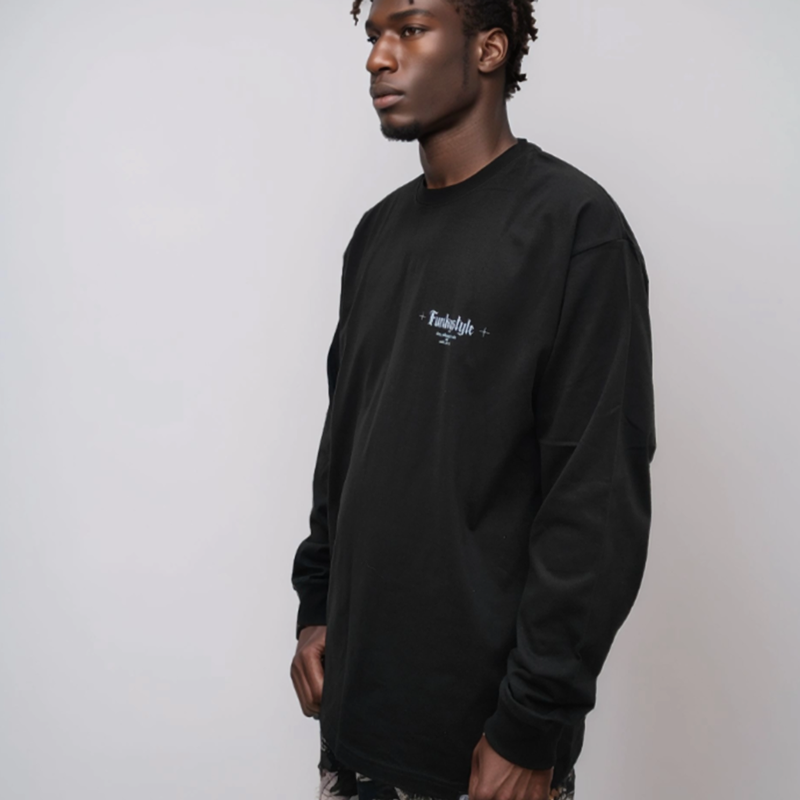 RETRO BBOY OVERSIZED LONG SLEEVE TEE I-0123