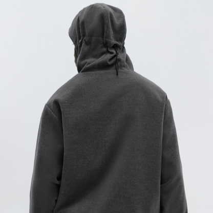 HEAVYWEIGHT TWEED HOODIE JACKET I-0077