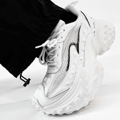 BLACK KNIGHTS THICK SOLE SNEAKERS I-0203