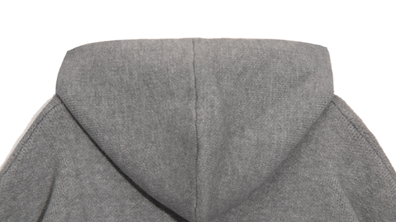 LOOSE HOODED KNIT SWEATSHIRT I-0015