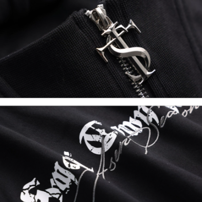 STREET WAVE EMBROIDERED HOODIE I-0048