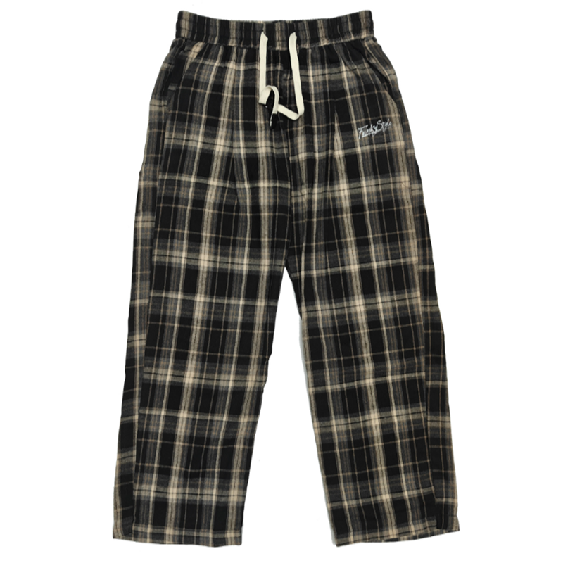 FUNKY PLAID STREET PANTS I-0171