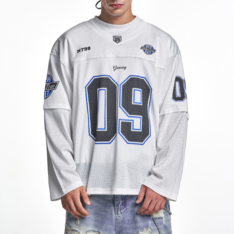 NUMBERED SPORTS HOCKEY SHIRT I-0024