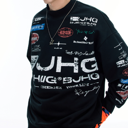 CASUAL OVERSIZED SWEATSHIRT I-0178