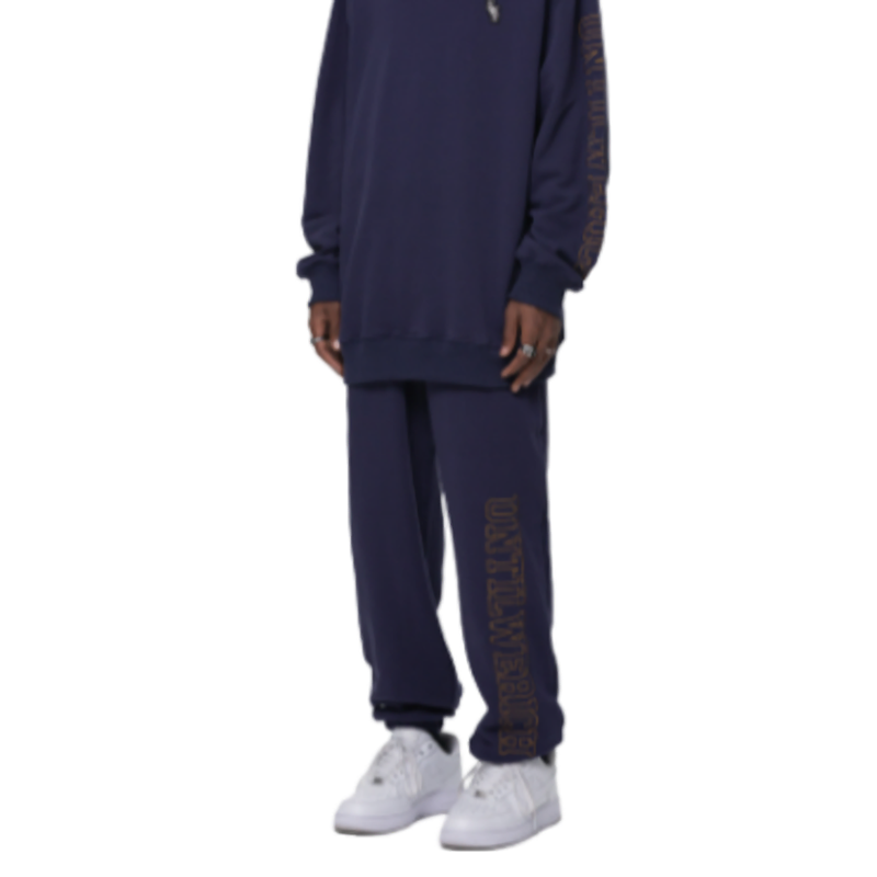 EMBROIDERED TERRY SWEATPANTS I-0016