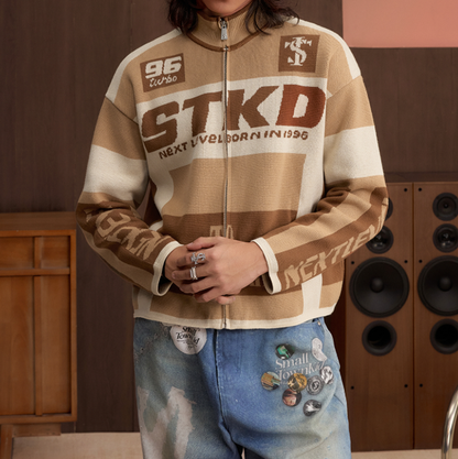 COLORFUL KNIT JACKET FOR ALL I-0054