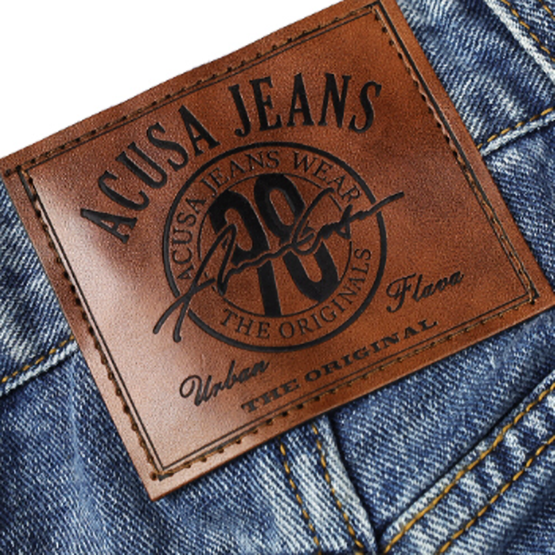 EMBROIDERED DENIM PANTS I-0131