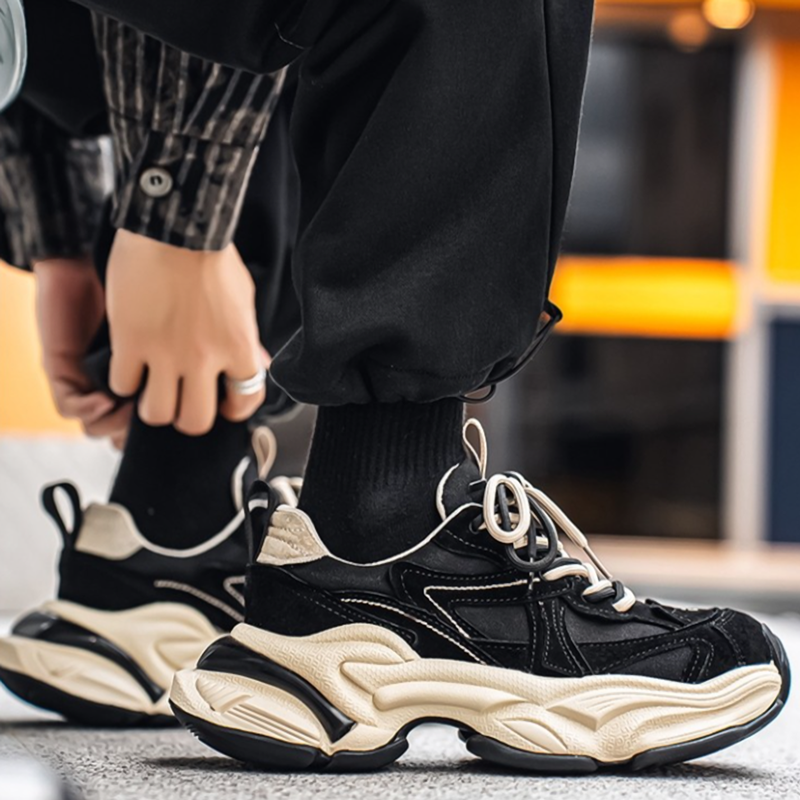 RETRO LUXE CASUAL SNEAKERS I-0217