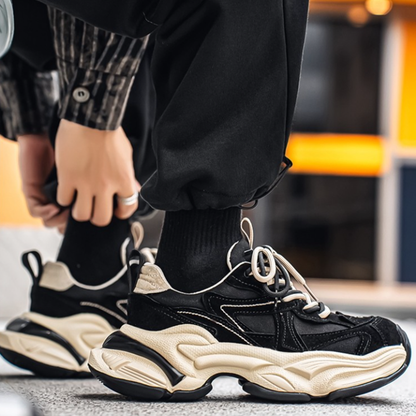 RETRO LUXE CASUAL SNEAKERS I-0217