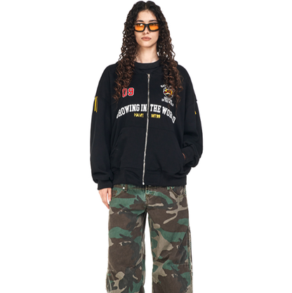 RETRO CAMO HOODED SWEATSHIRT I-0185