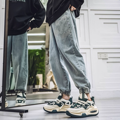 STYLISH THICK-BOTTOM SNEAKERS I-0207