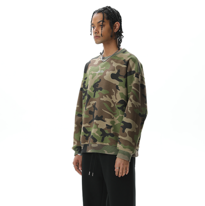 THICK CAMOUFLAGE SWEATSHIRT I-0061