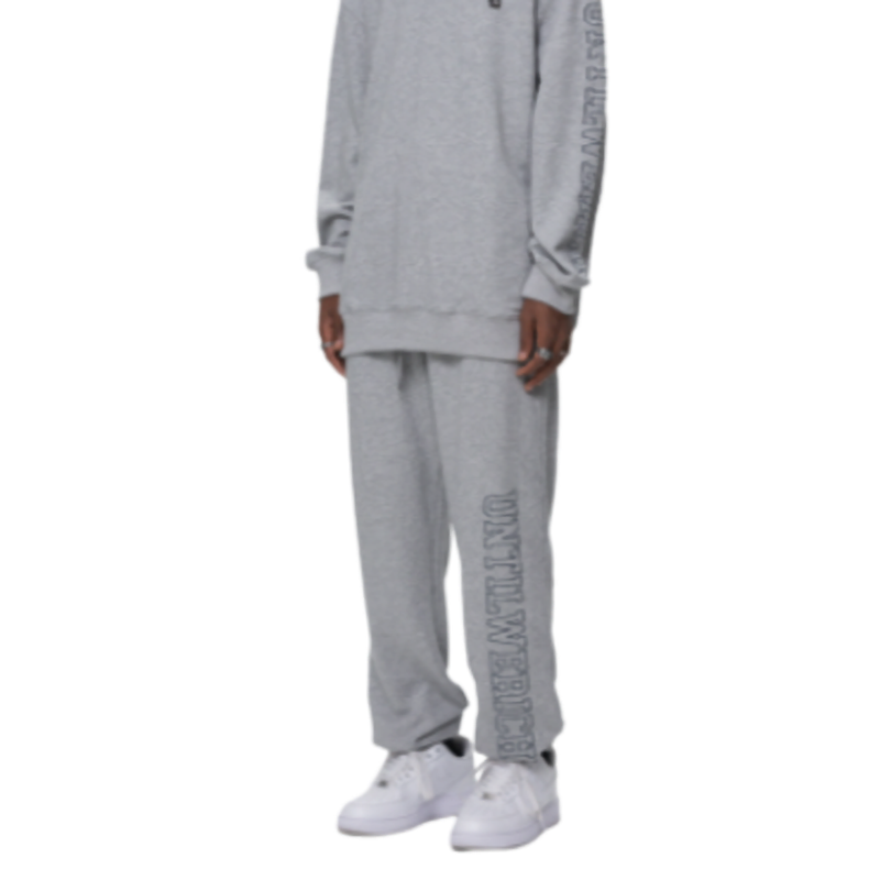 EMBROIDERED TERRY SWEATPANTS I-0016