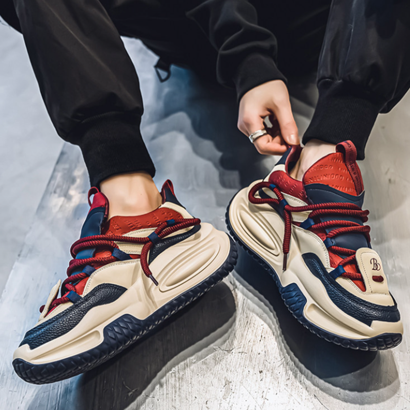 STYLISH THICK-BOTTOM SNEAKERS I-0207