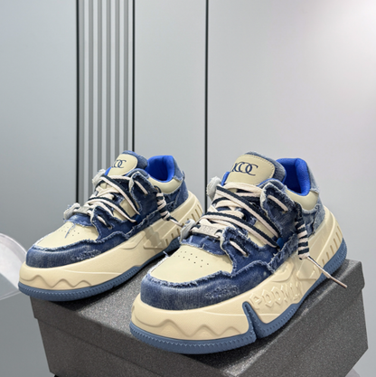 CASUAL THICK-SOLED SHOES I-0186