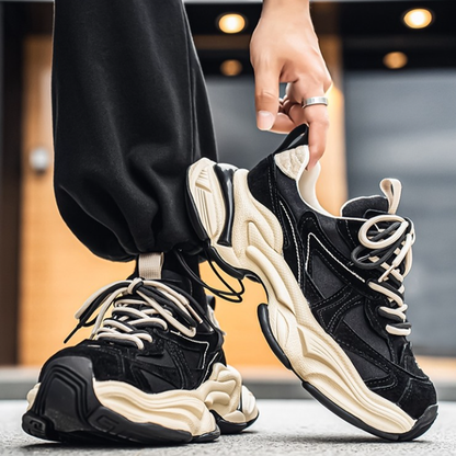 RETRO LUXE CASUAL SNEAKERS I-0217