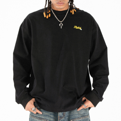 HEAVYWEIGHT COTTON LONG SLEEVE TEE I-0162