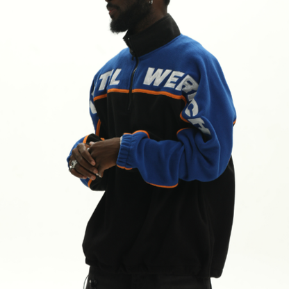 COLORBLOCKED HIP-HOP PULLOVER I-0060