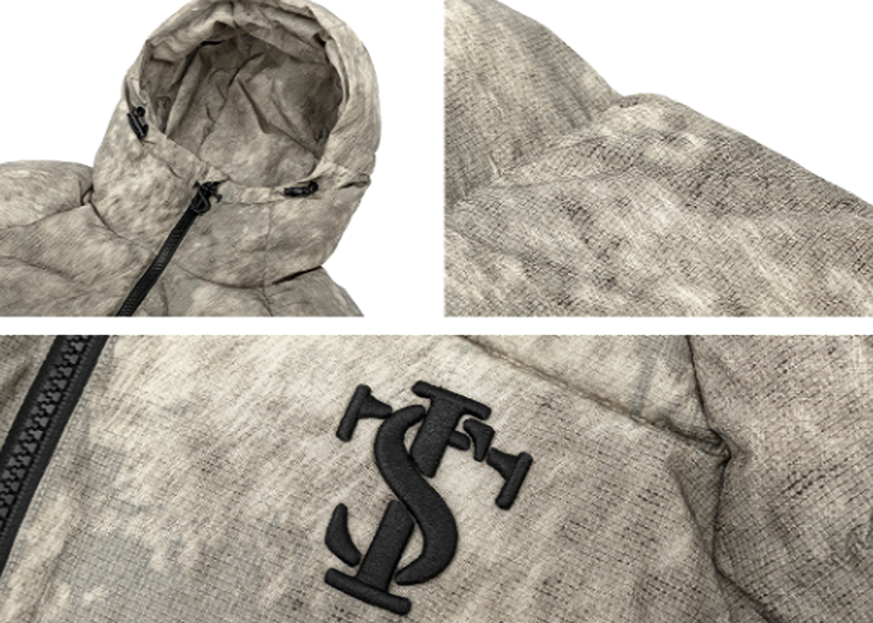 RETRO TIE-DYE HOODIE JACKET I-0141