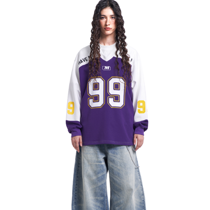 RETRO LETTERED SWEATSHIRT I-0184