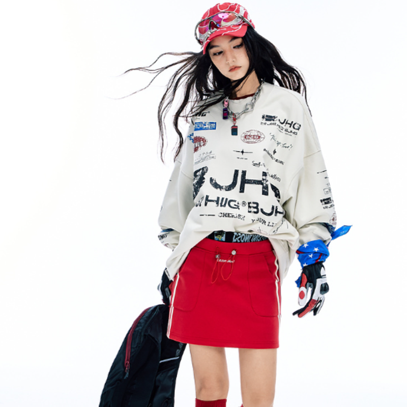 CASUAL OVERSIZED SWEATSHIRT I-0178