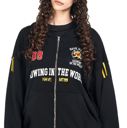 RETRO CAMO HOODED SWEATSHIRT I-0185